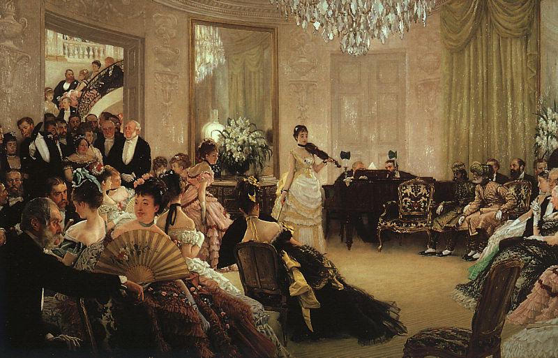 James Tissot Hush ! oil painting picture